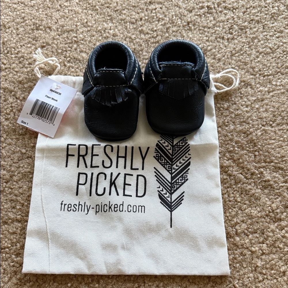 Freshly Picked Classic Blue Moccasins
